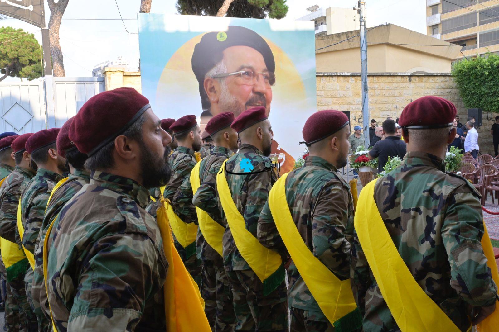 رعد في ذكرى أربعين فؤاد شكر: العدو مهزوم لا محالة (صور)